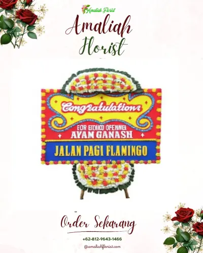 Bunga Papan Congratulation di Lekobalo